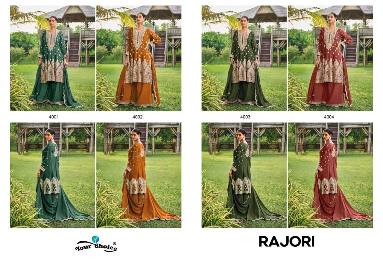 Your Choice Rajori 4001 Designer Salwar Kameez Wholesale catalog