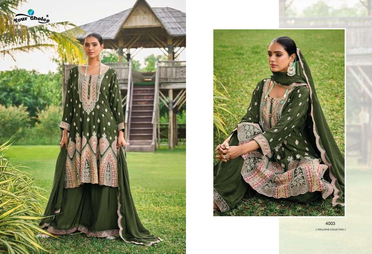 Your Choice Rajori 4001 Designer Salwar Kameez Wholesale catalog