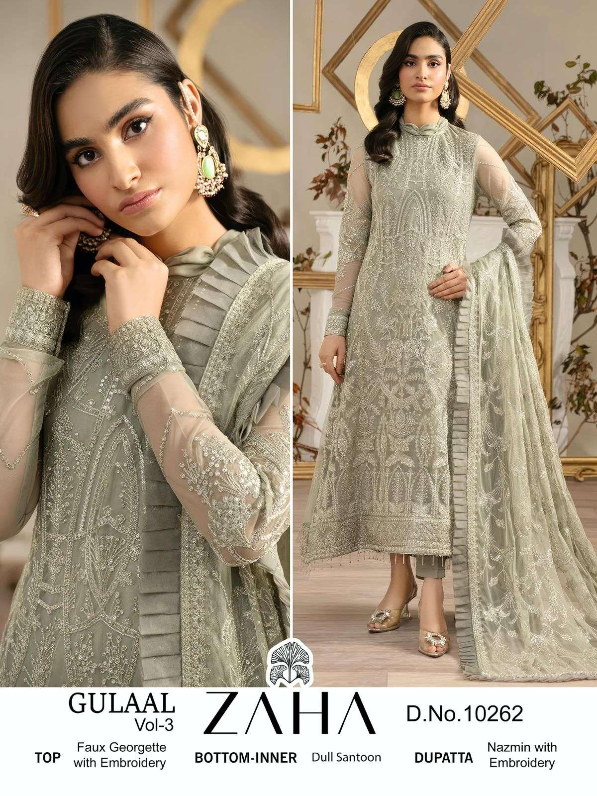 Zaha Gulaal Vol 3 Salwar Suit Wholesale catalog