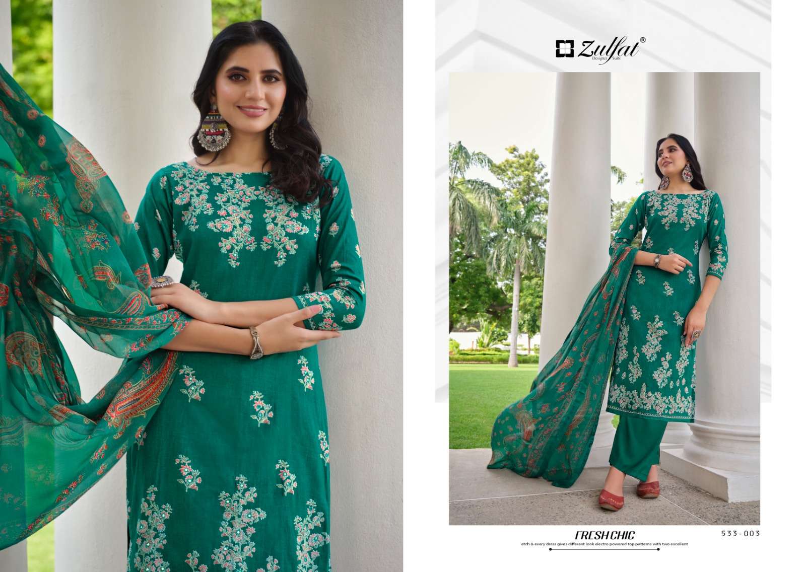 Zulfat Saheli Exclusive Designer Dress Material Wholesale catalog