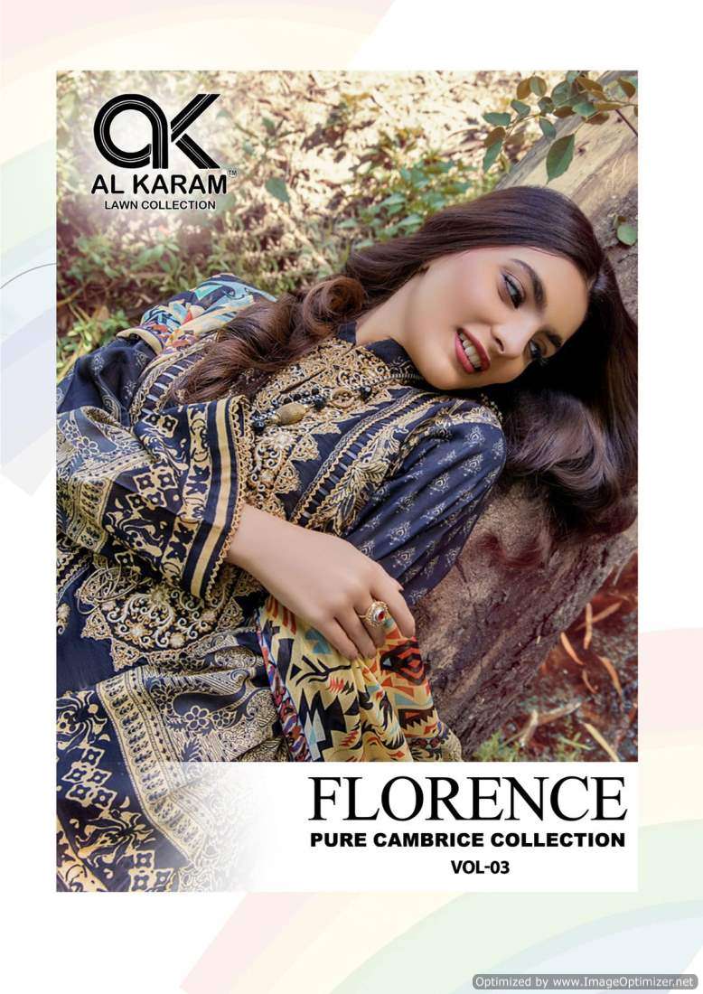 Al Karam Florence Vol-3 – Dress Material - Wholesale Catalog