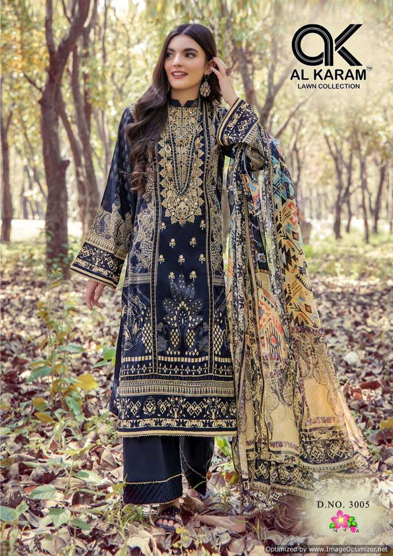 Al Karam Florence Vol-3 – Dress Material - Wholesale Catalog