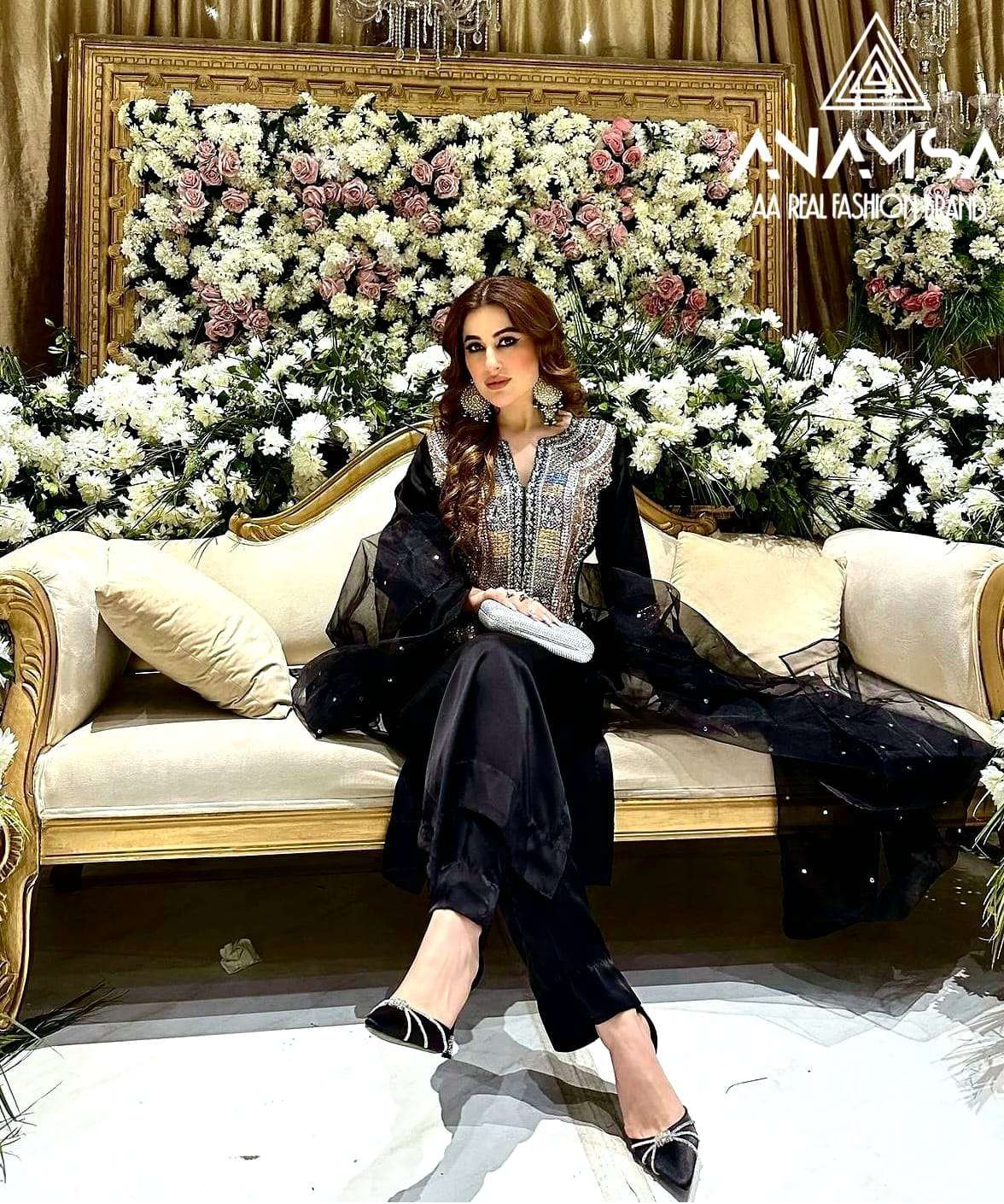 Anamsa 434 Georgette Salwar Kameez Wholesale catalog