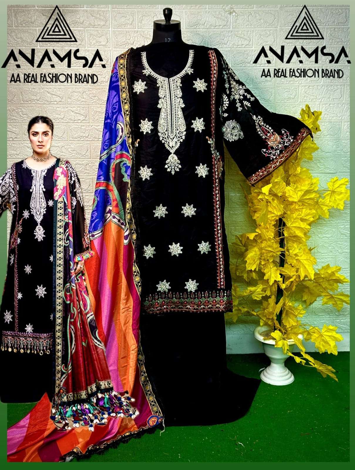 Anamsa 438 Rayon Salwar Kameez Wholesale catalog