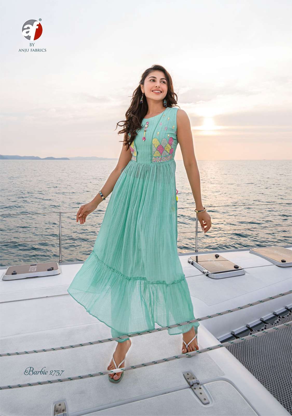 Anju Fabrics BARBIE vol -2 Kurti Wholesale catalog