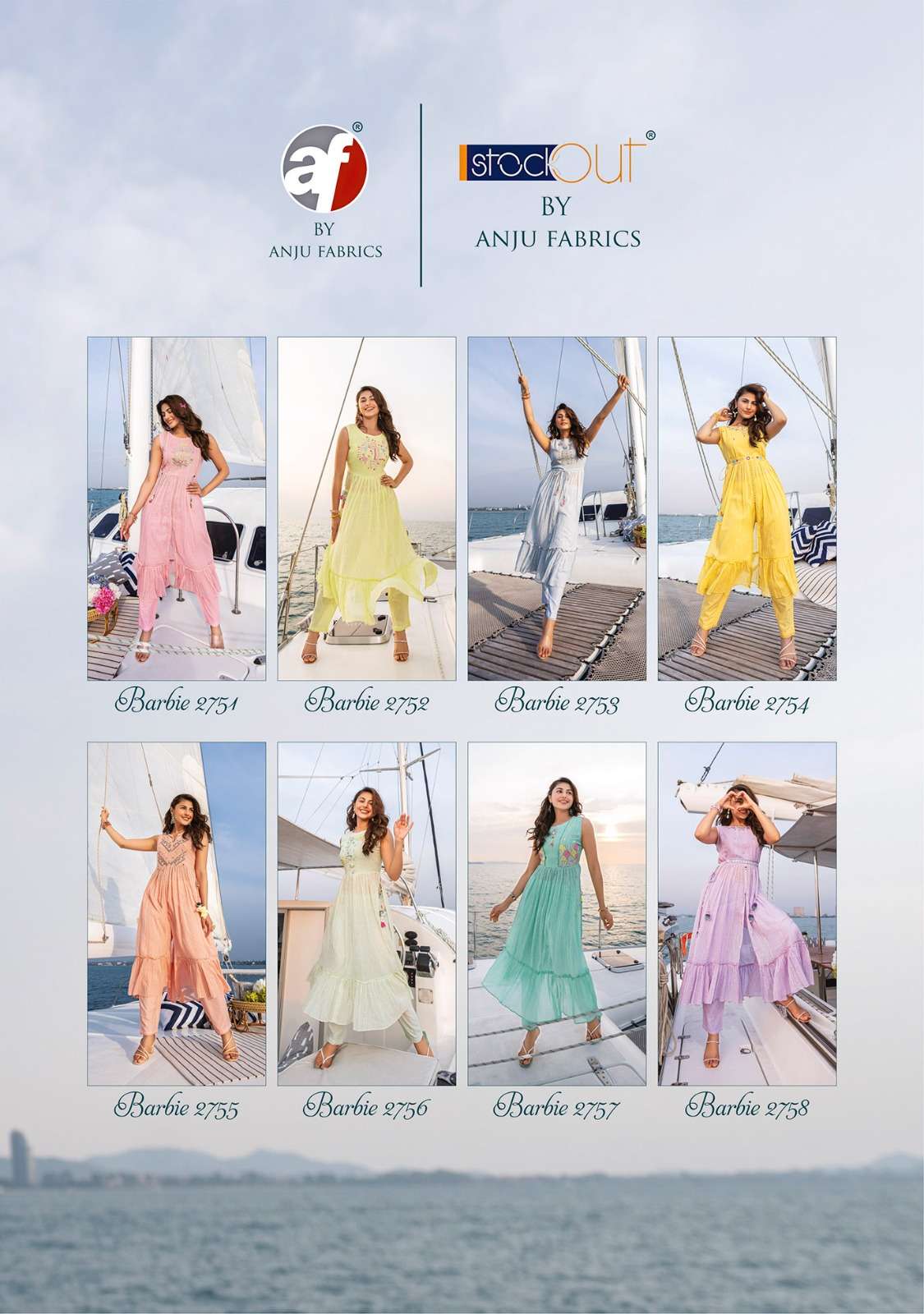 Anju Fabrics BARBIE vol -2 Kurti Wholesale catalog