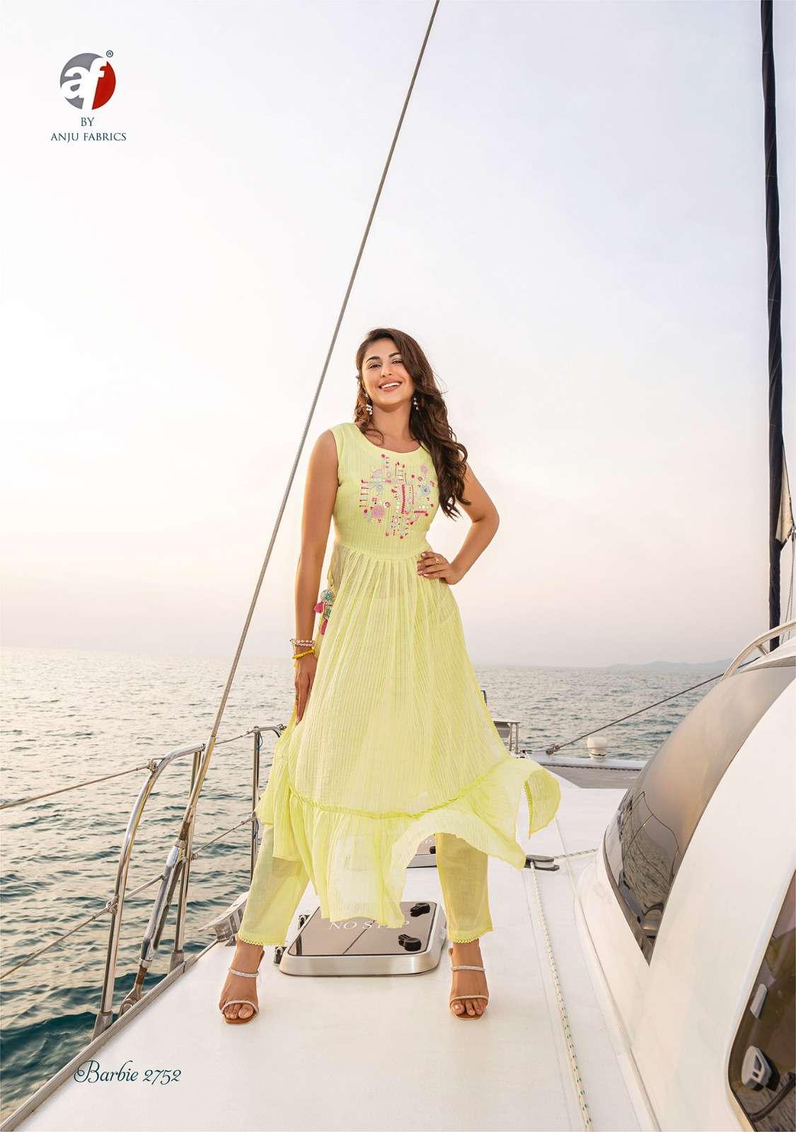 Anju Fabrics BARBIE vol -2 Kurti Wholesale catalog