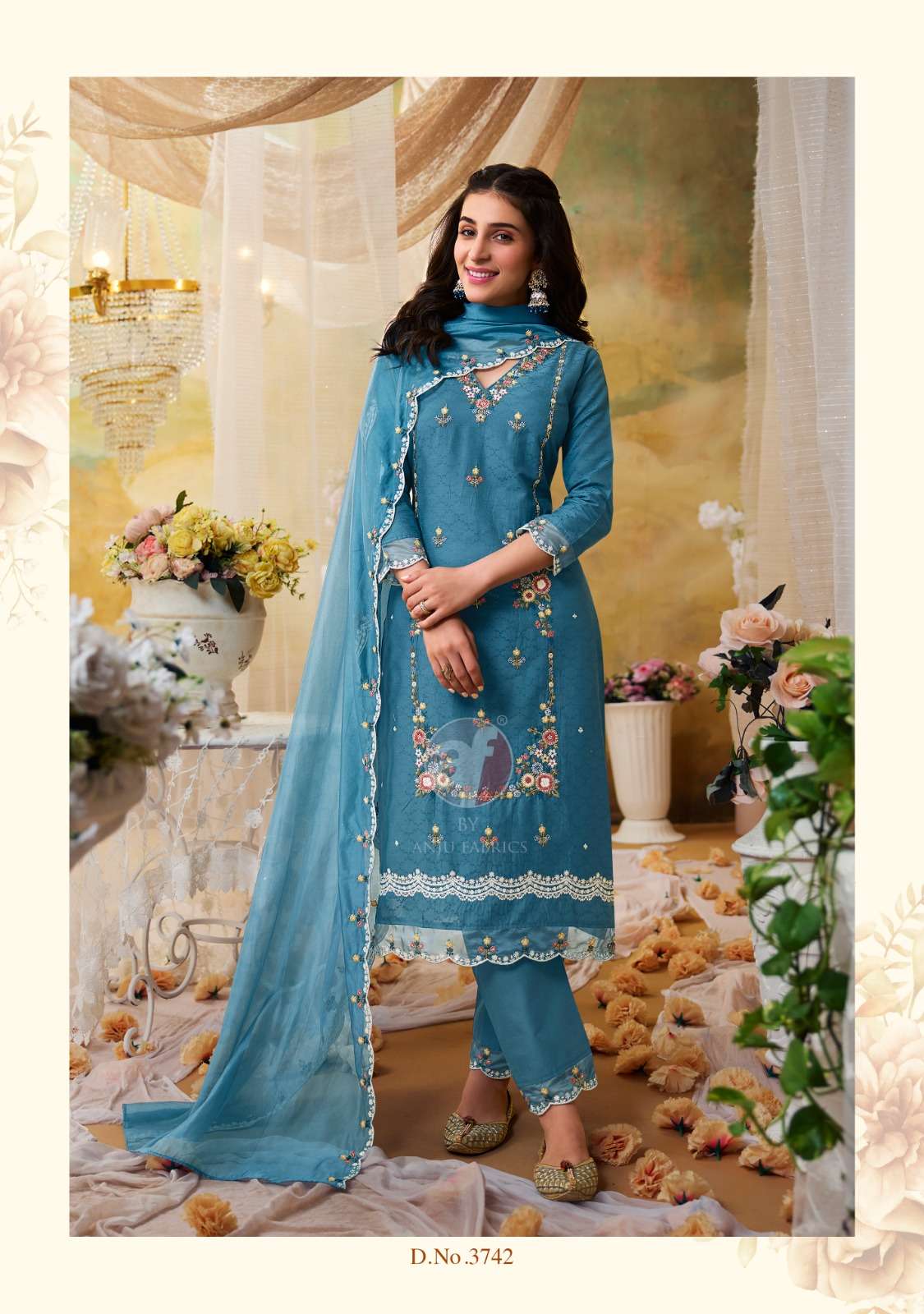 Anju Fabrics Cotton Queen Kurti Wholesale catalog