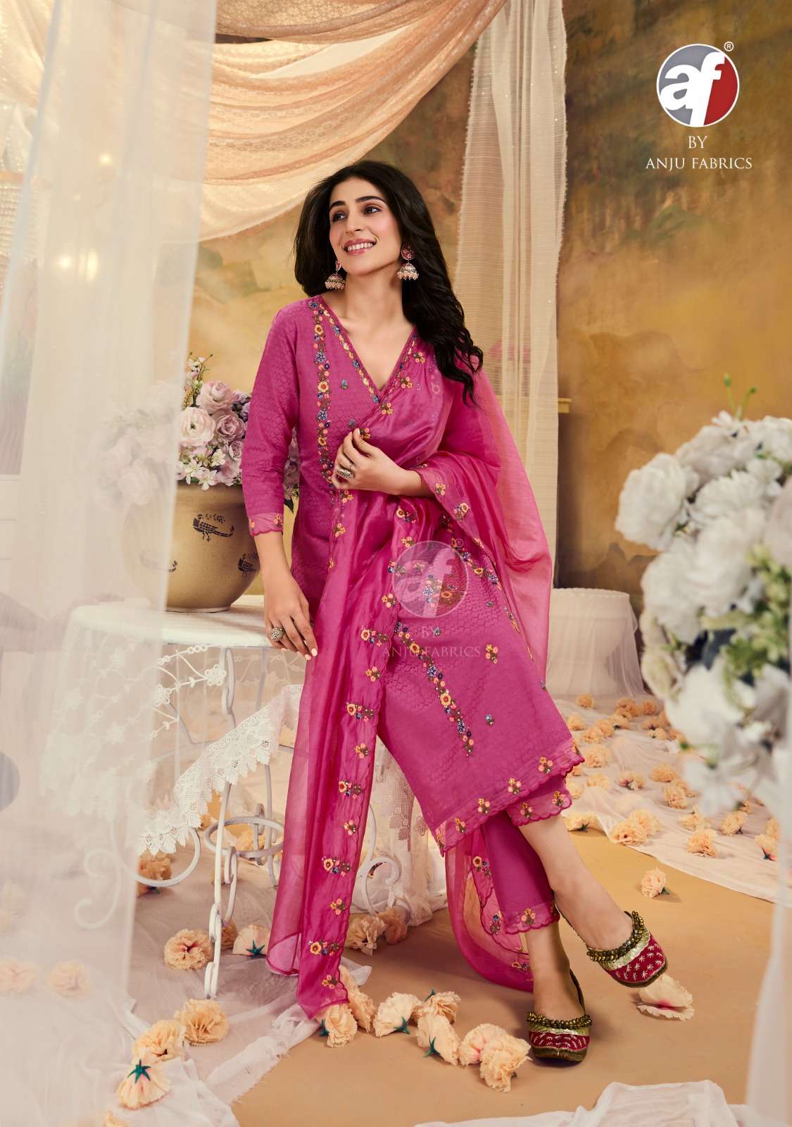 Anju Fabrics Cotton Queen Kurti Wholesale catalog