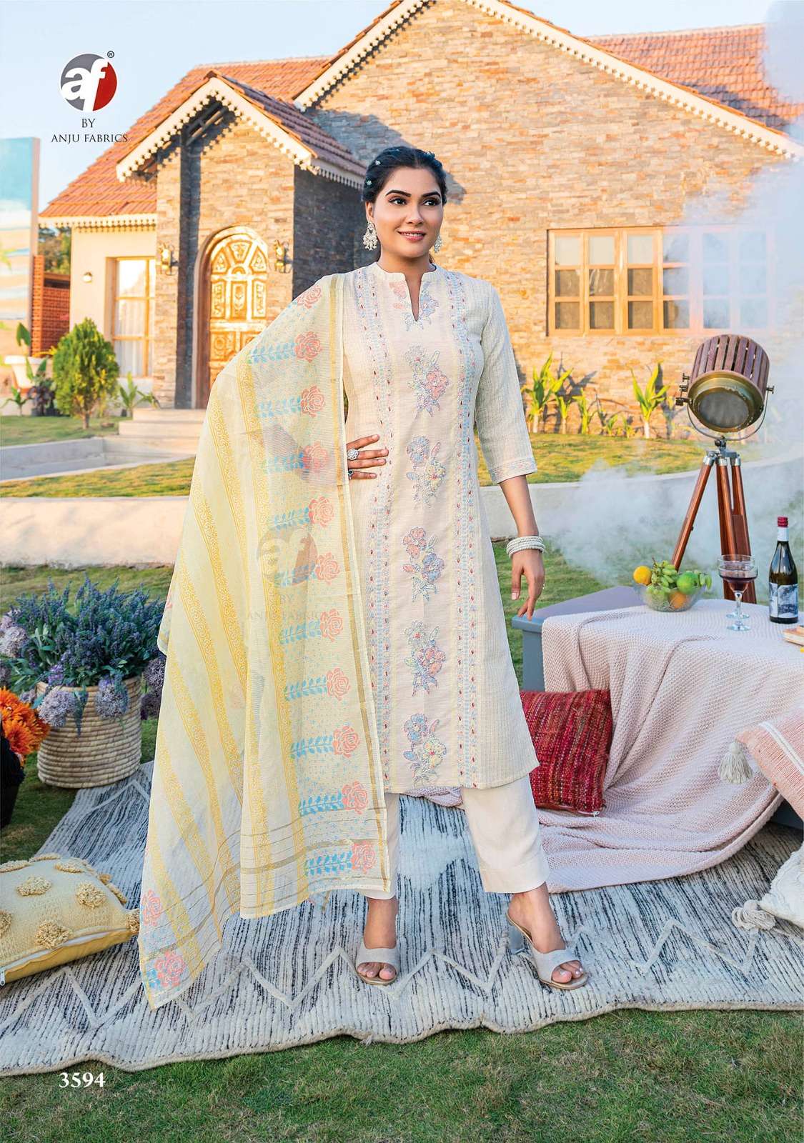 Anju Fabrics Fashion Point vol -2 Kurti Wholesale catalog