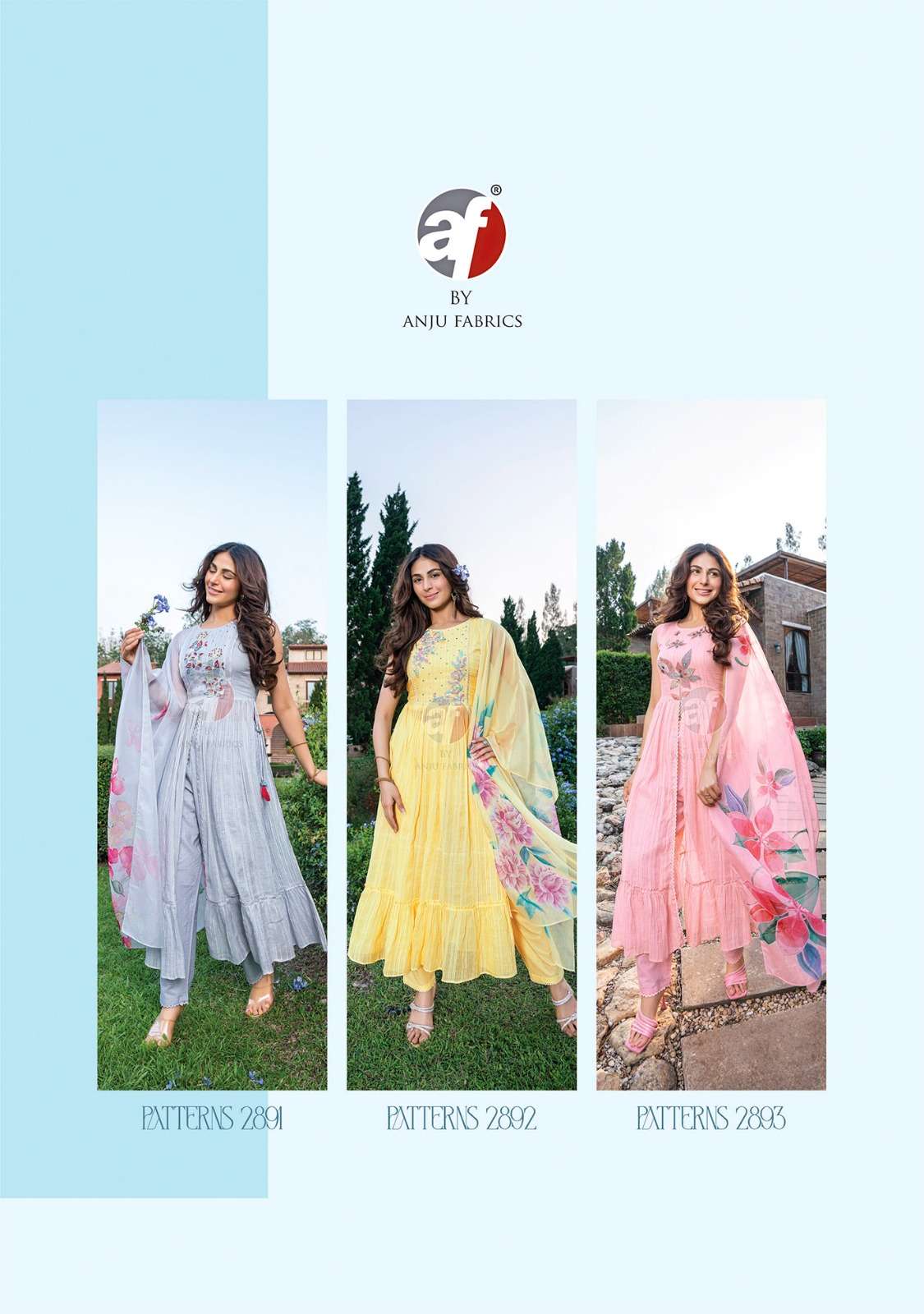 Anju Fabrics Patterns vol -2 Kurti Wholesale catalog