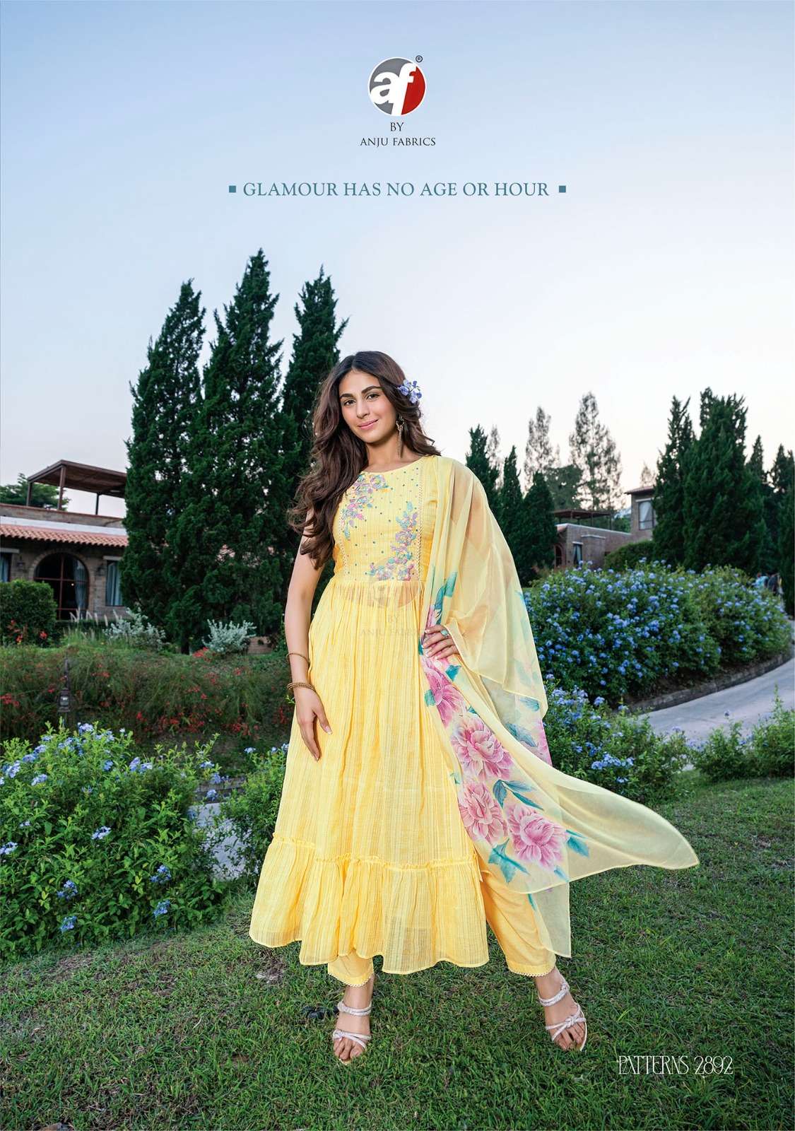 Anju Fabrics Patterns vol -2 Kurti Wholesale catalog