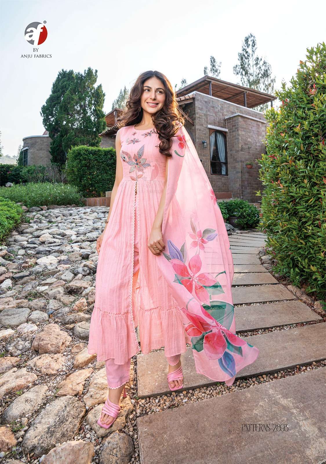 Anju Fabrics Patterns vol -2 Kurti Wholesale catalog