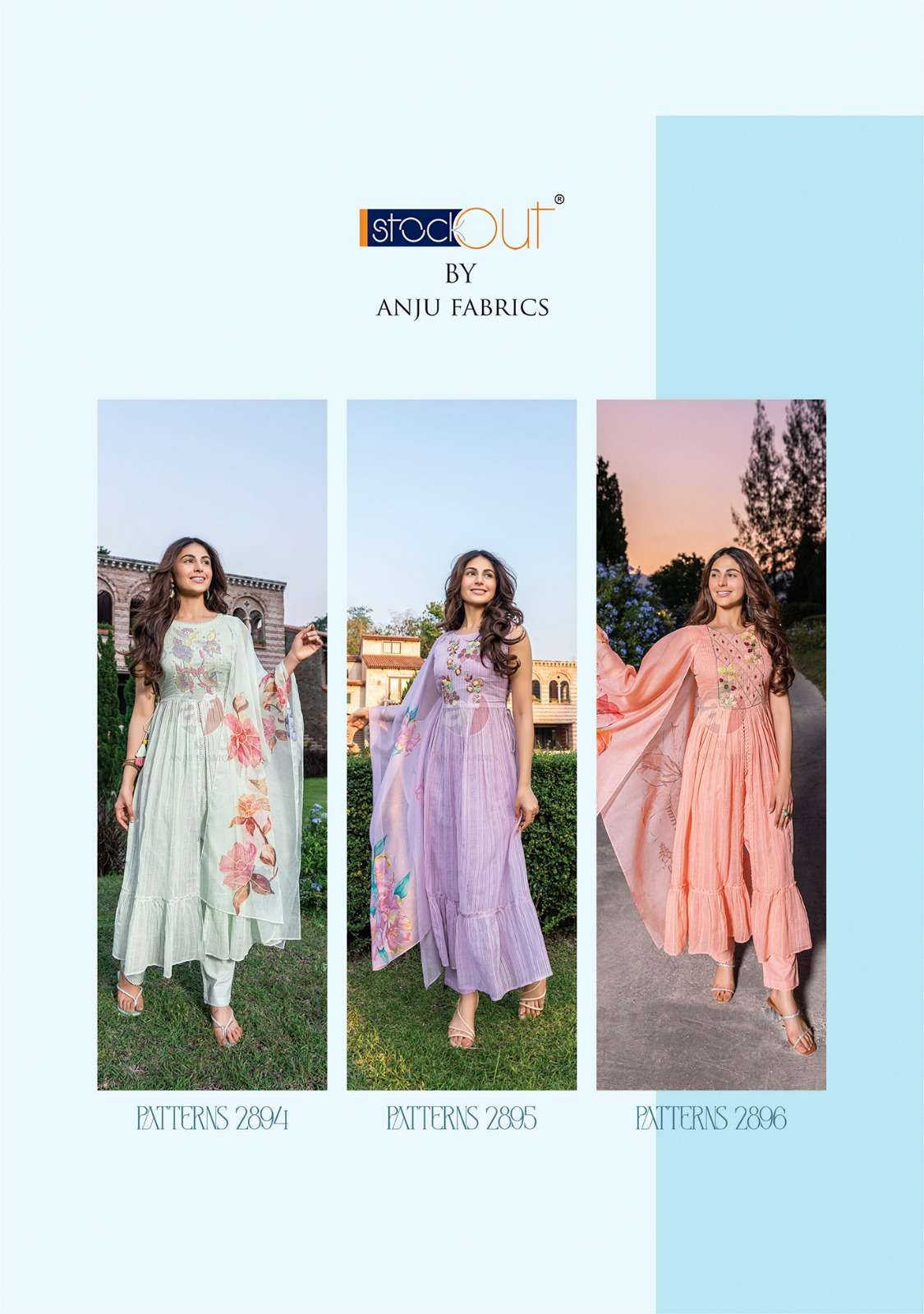 Anju Fabrics Patterns vol -2 Kurti Wholesale catalog