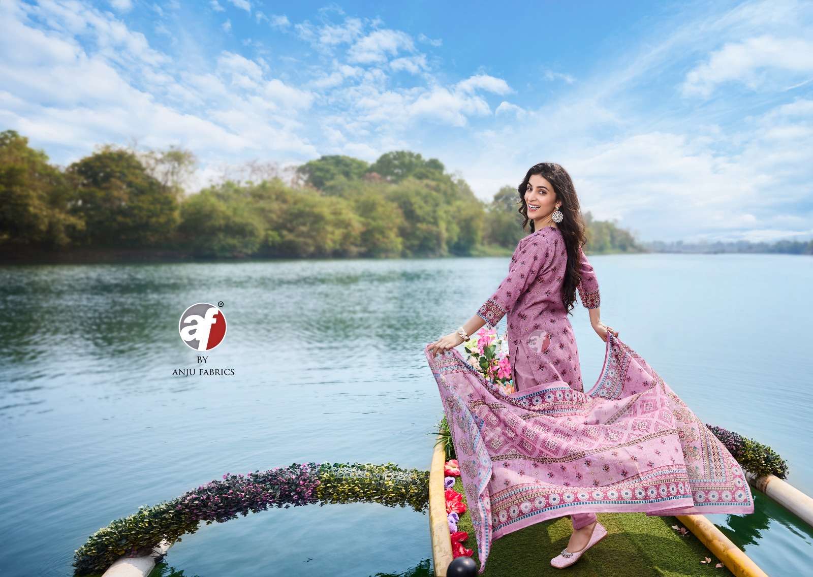 Anju Fabrics Preety Petals vol - 2 Kurti Wholesale catalog