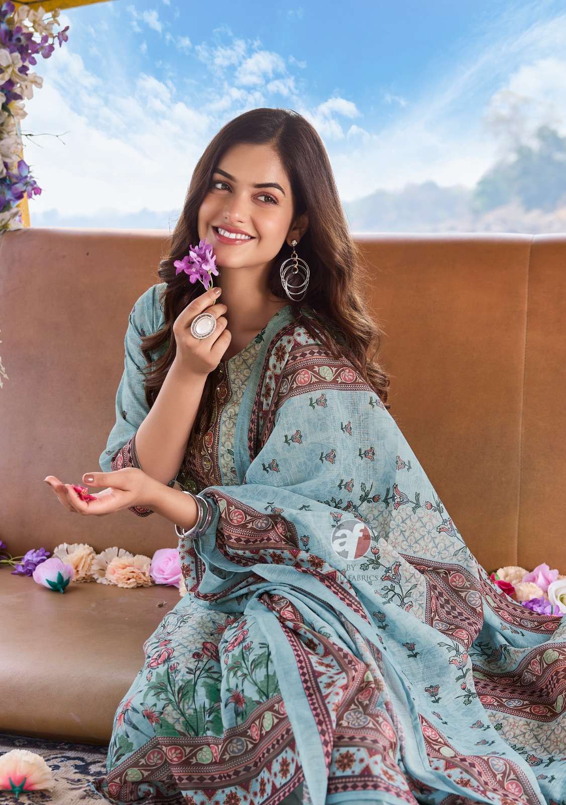 Anju Fabrics Preety Petals vol - 2 Kurti Wholesale catalog