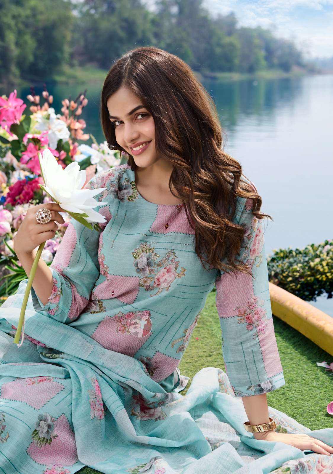 Anju Fabrics Preety Petals vol - 2 Kurti Wholesale catalog