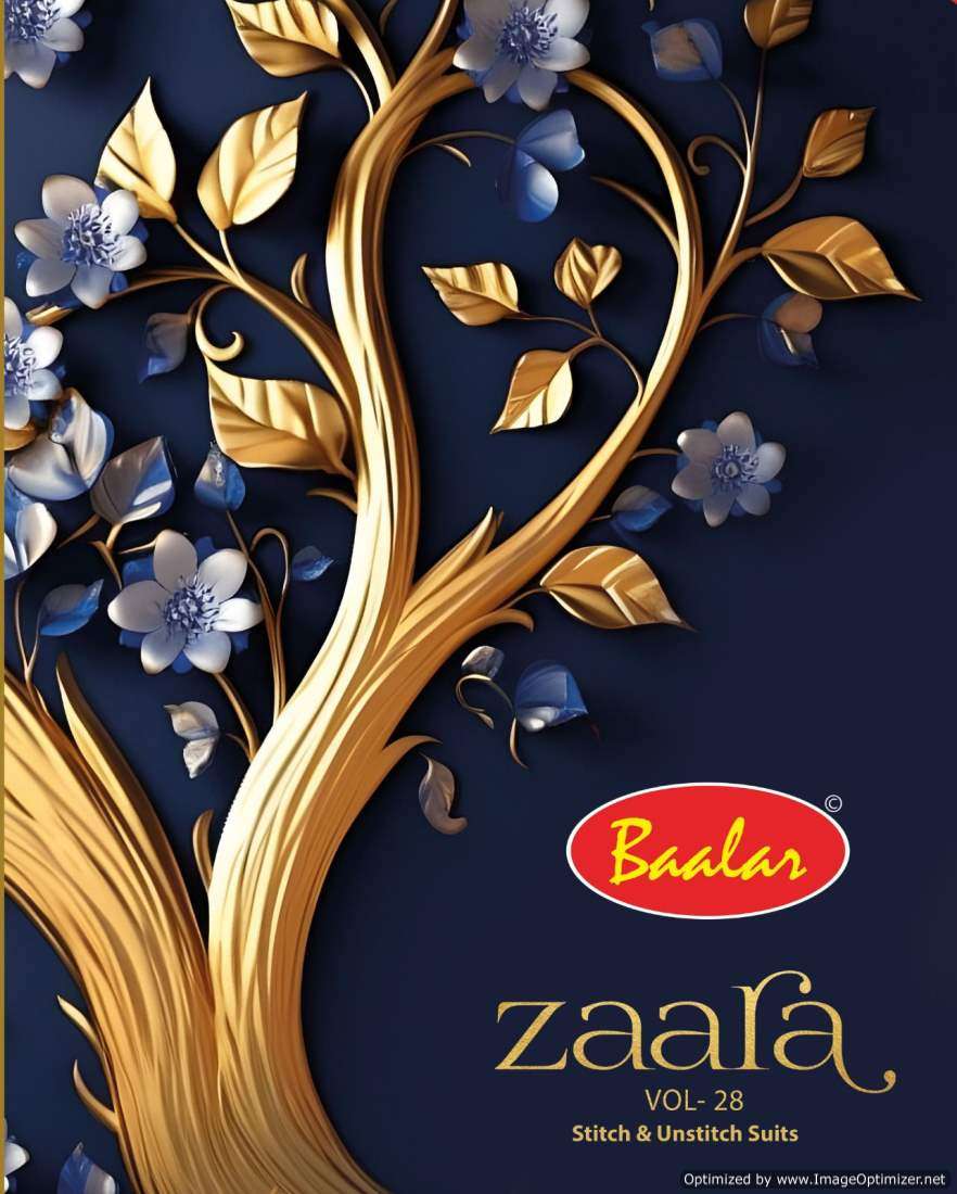 Baalar Zaara Vol-28 – Dress Material - Wholesale Catalog