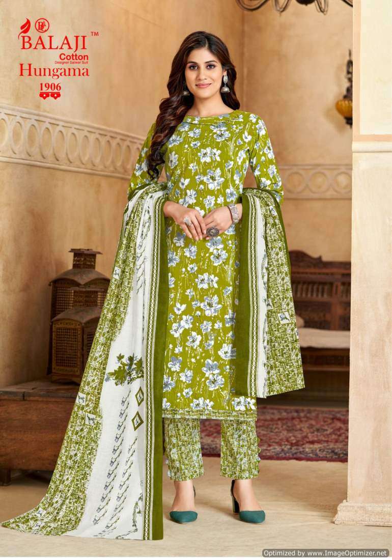 Balaji Hungama Vol 19 Premium Cotton Dress Material Wholesale catalog