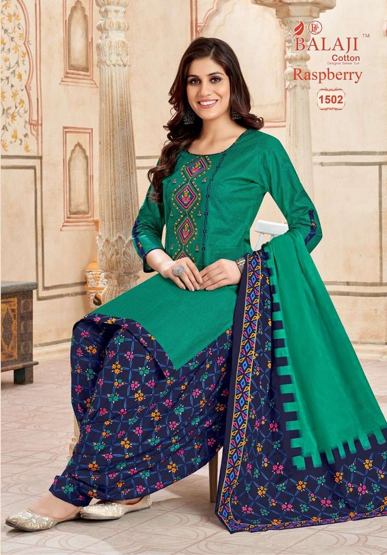 Balaji Raspberry Vol-15 – Premium Dress Material Wholesale Catalog