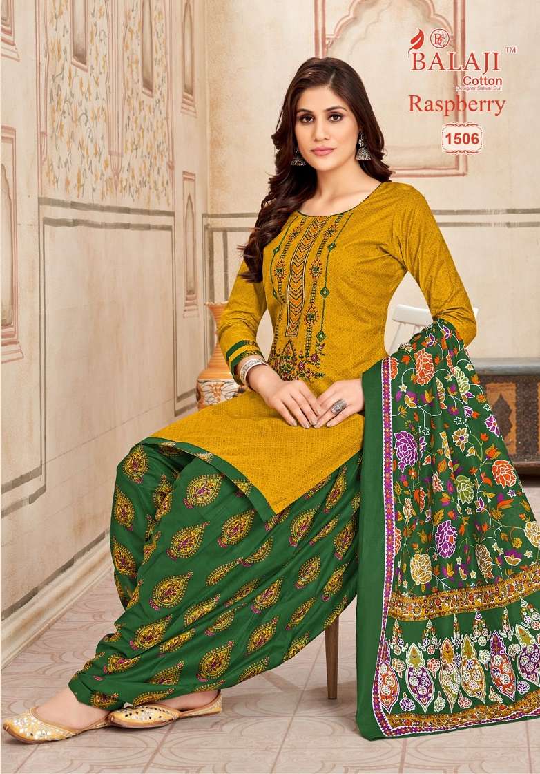 Balaji Raspberry Vol-15 – Premium Dress Material Wholesale Catalog