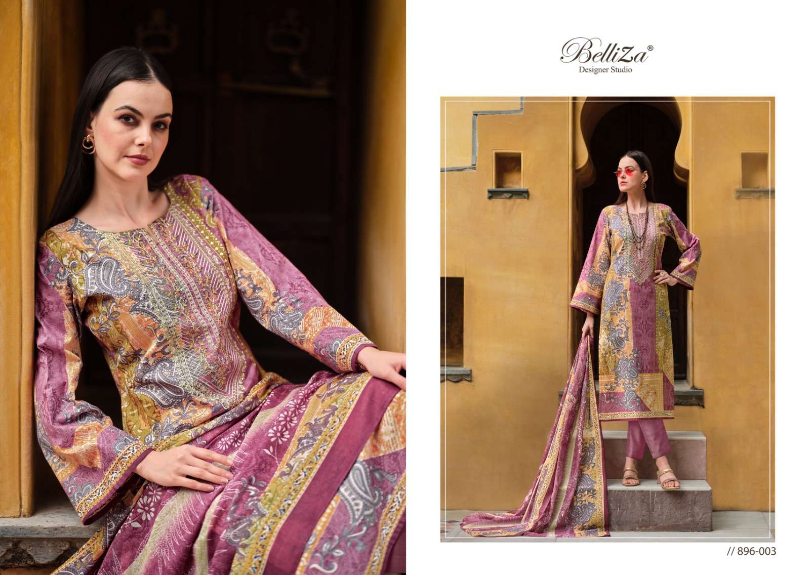 Belliza Naira Vol 43 Premium Designer Cotton Dress Material Wholesale catalog