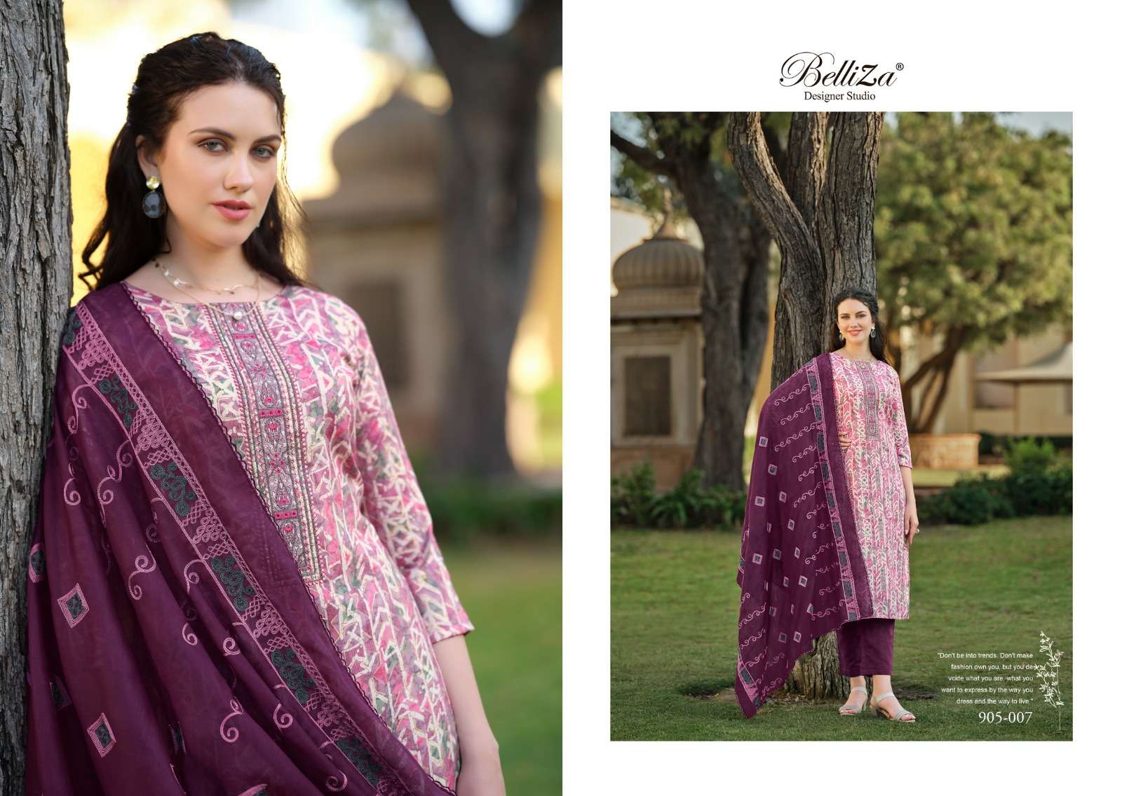 Belliza Sophia Vol 3 Blossom Cotton Dress Material Wholesale catalog