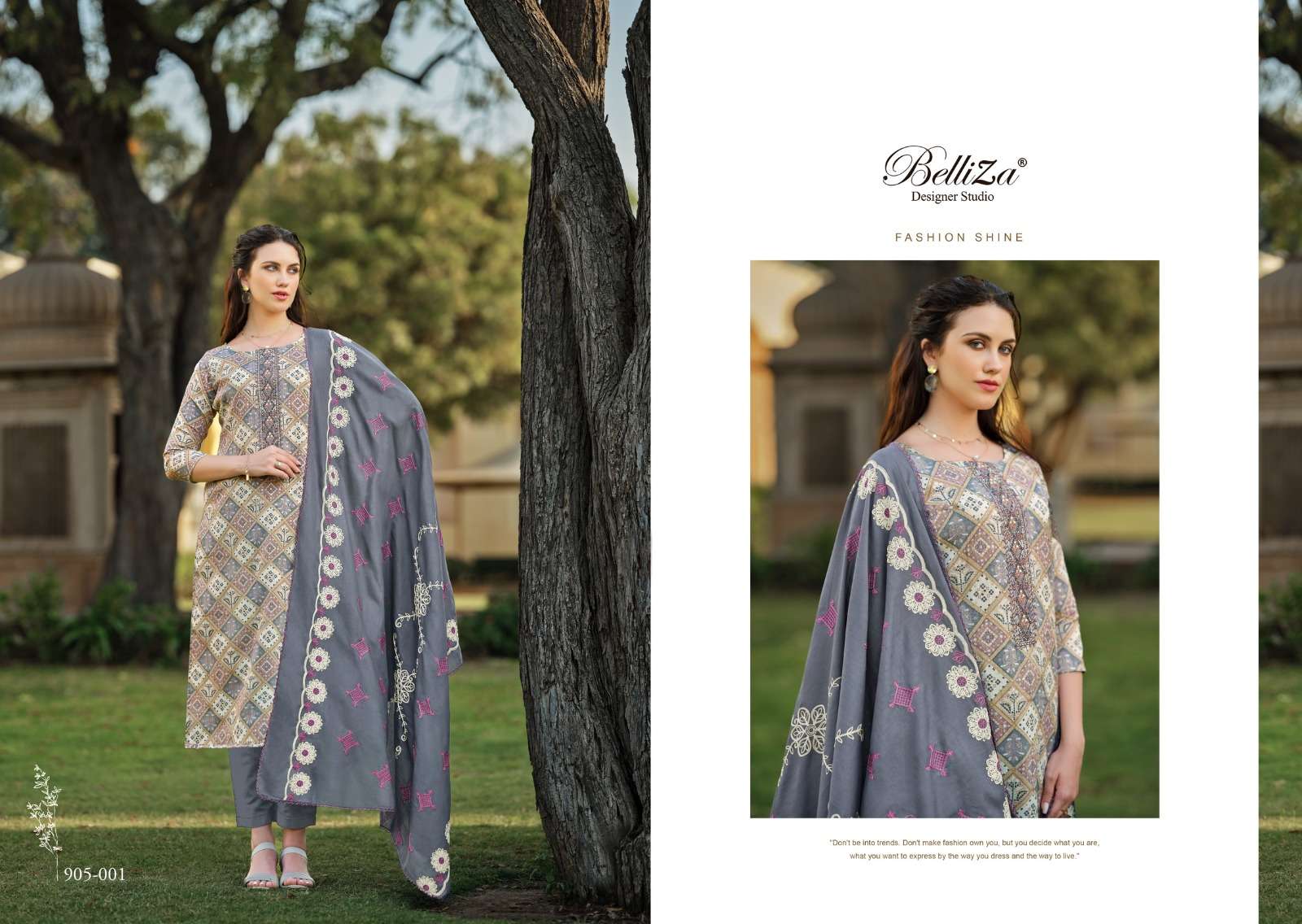Belliza Sophia Vol 3 Blossom Cotton Dress Material Wholesale catalog
