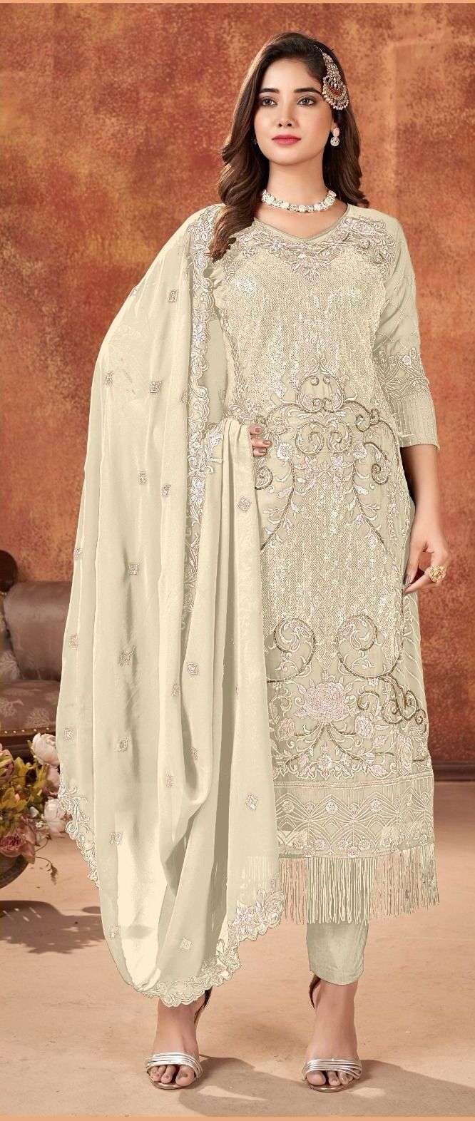 Bilqis B 14 E To H Georgette Salwar Kameez Wholesale catalog