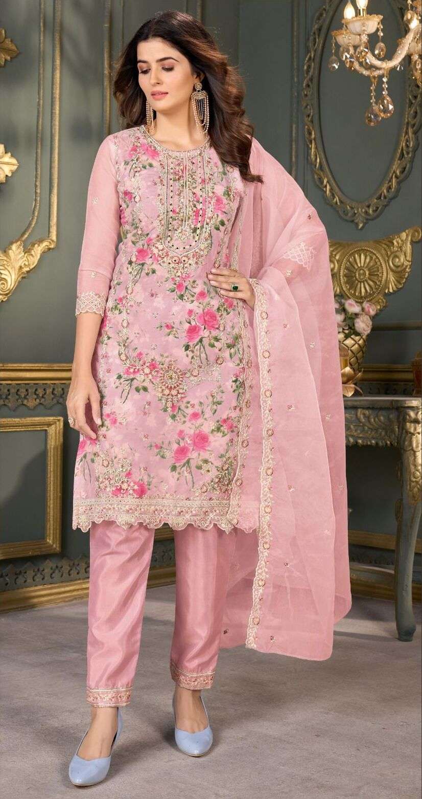 Bilqis B 52 A To D Organza Salwar Kameez Wholesale catalog