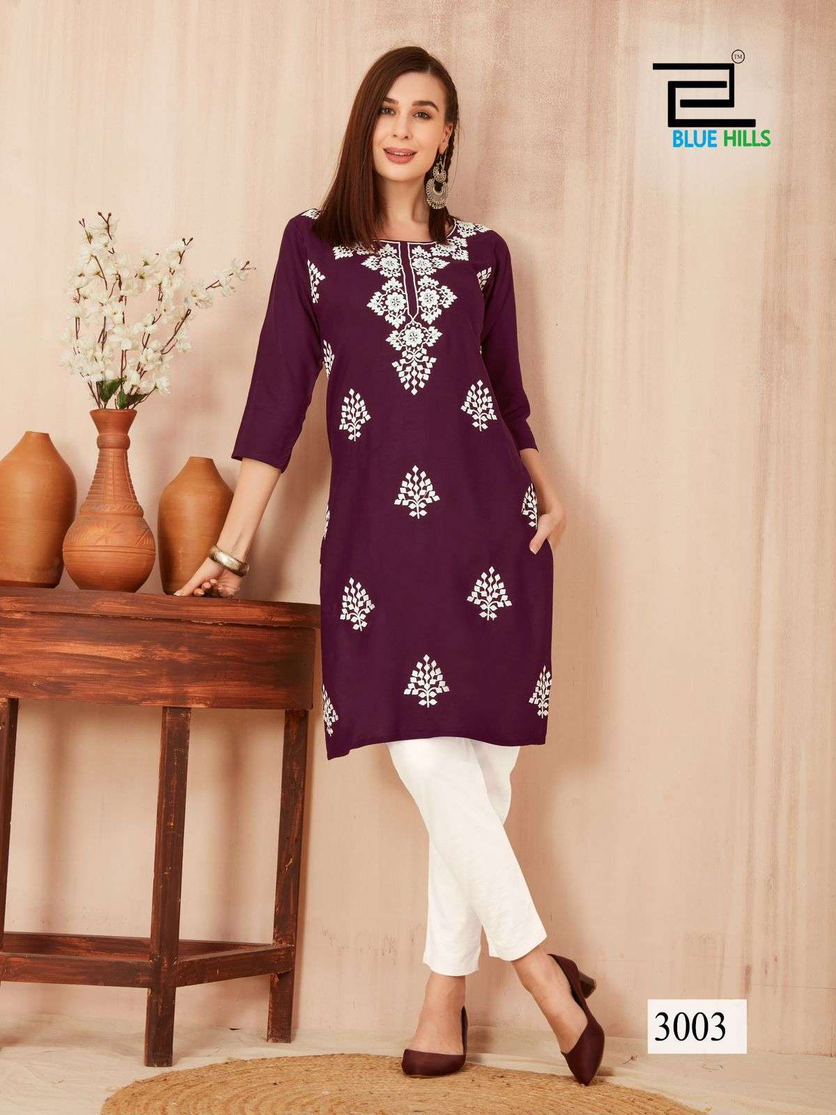 Blue Hills NAWAB vol 3 Kurti Wholesale catalog
