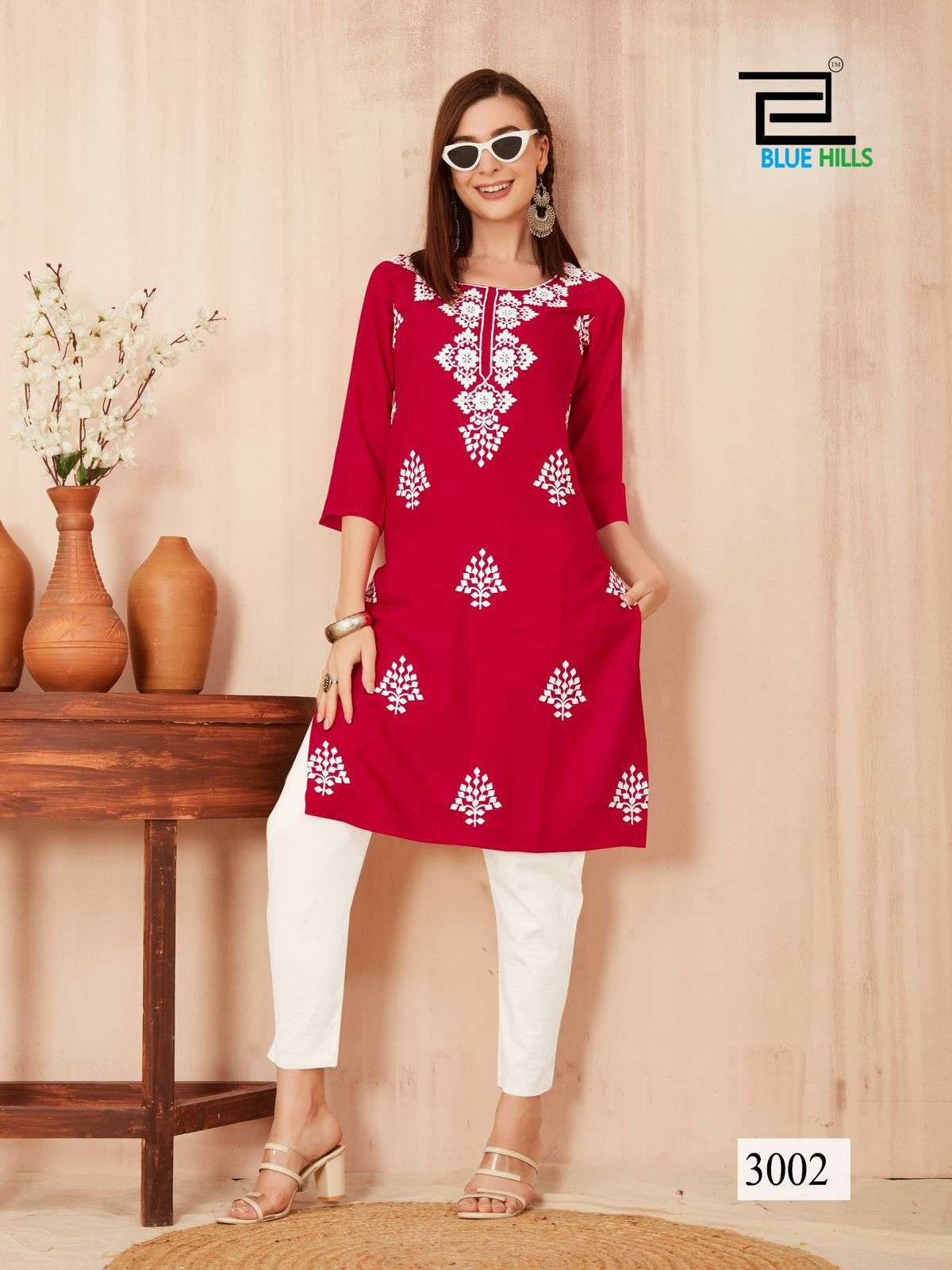 Blue Hills NAWAB vol 3 Kurti Wholesale catalog