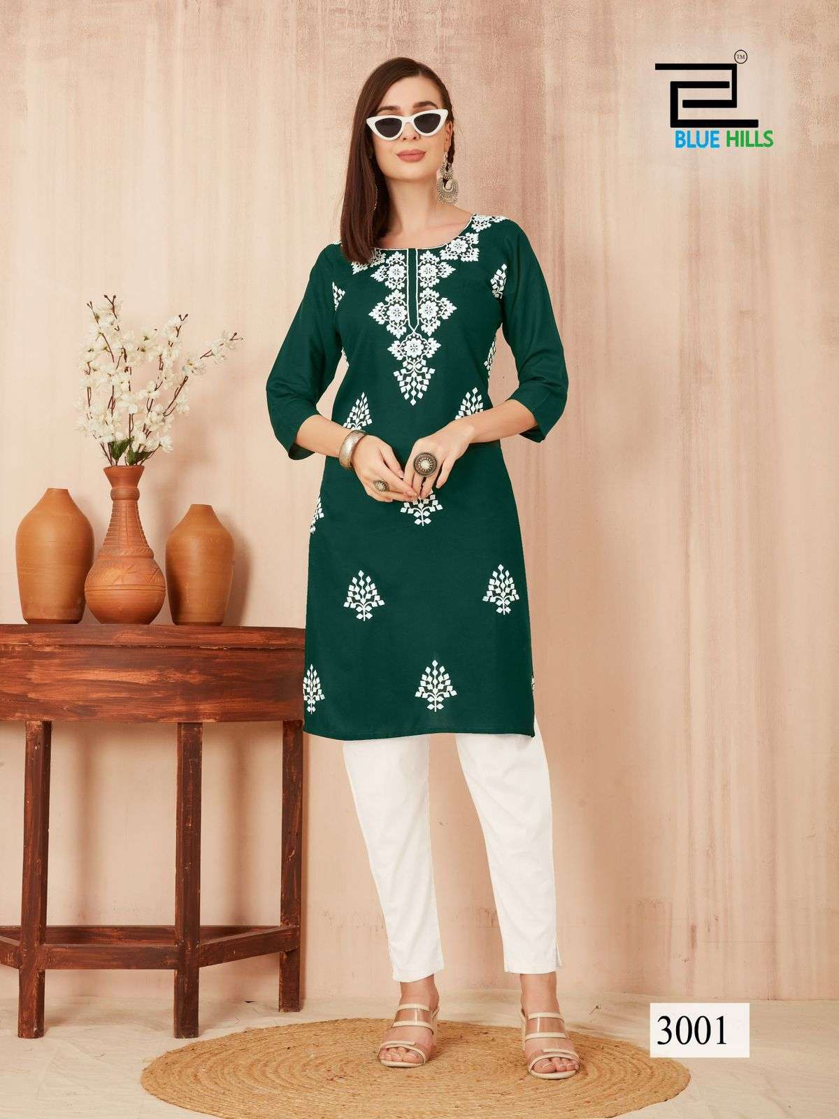 Blue Hills NAWAB vol 3 Kurti Wholesale catalog