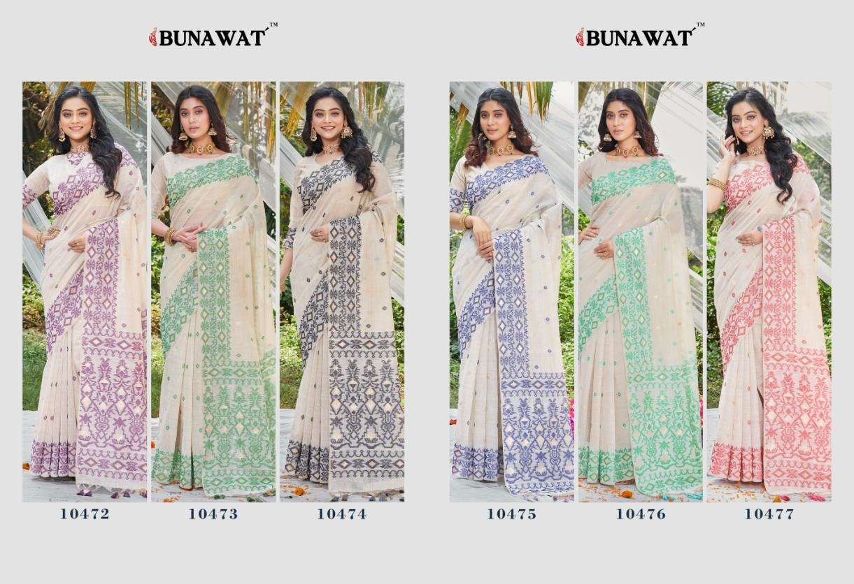 BUNAWAT KRITHIKA COTTON Saree Wholesale catalog