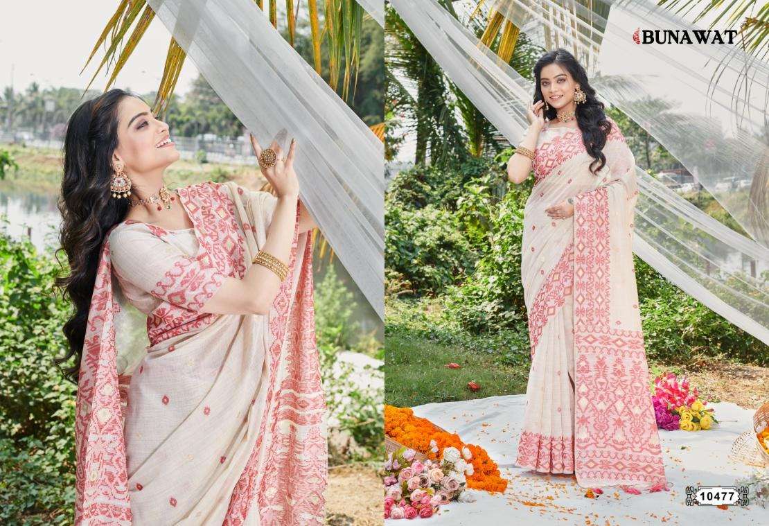 BUNAWAT KRITHIKA COTTON Saree Wholesale catalog