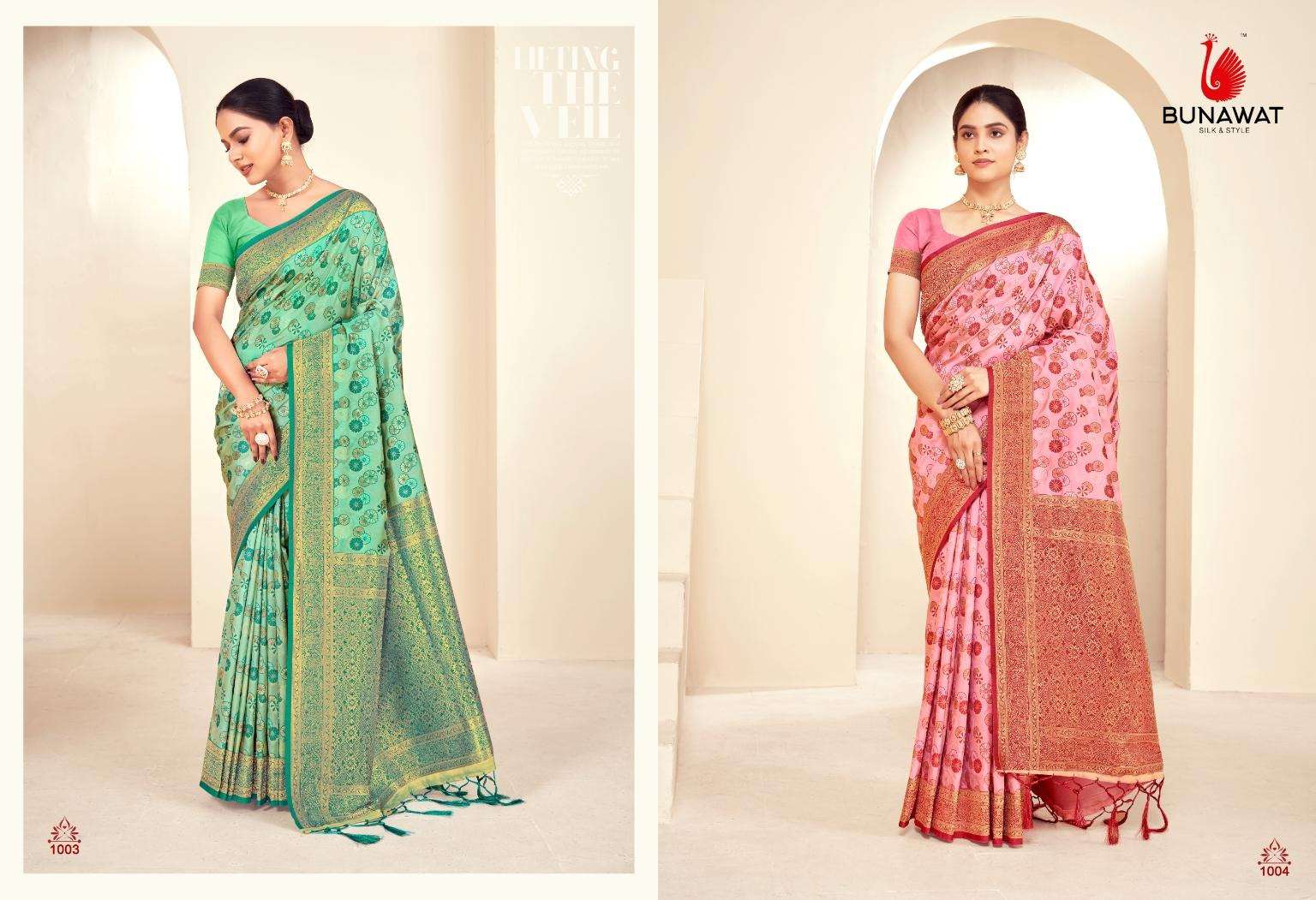 BUNAWAT Majestik Silk Saree Wholesale catalog