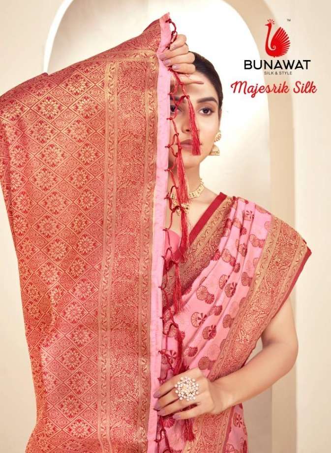 BUNAWAT Majestik Silk Saree Wholesale catalog