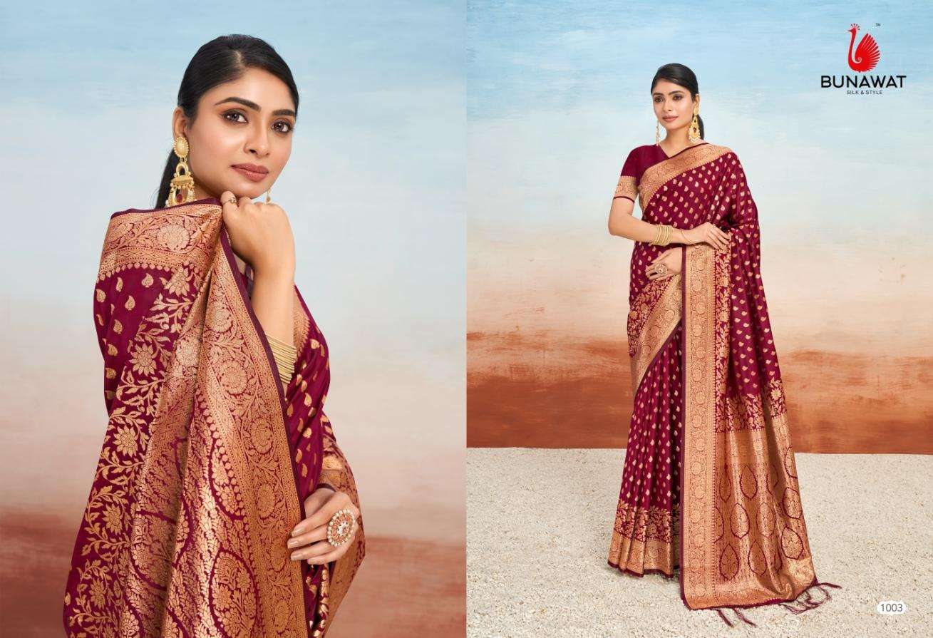 BUNAWAT Parijit Silk Saree Wholesale catalog