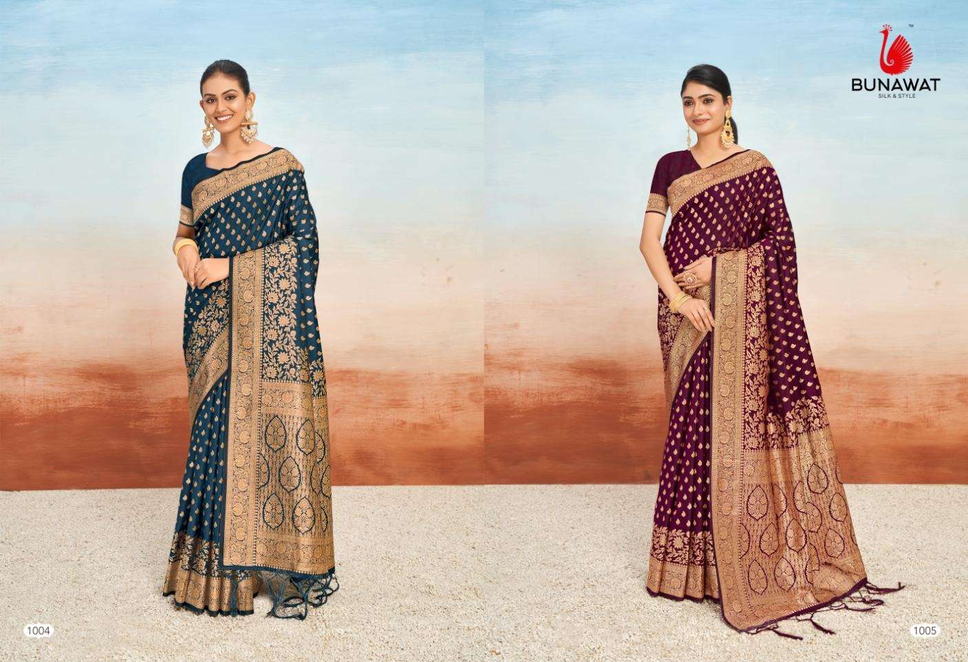 BUNAWAT Parijit Silk Saree Wholesale catalog