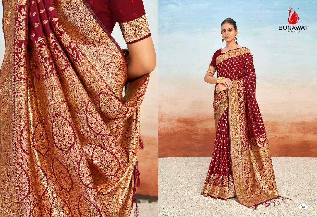 BUNAWAT Parijit Silk Saree Wholesale catalog