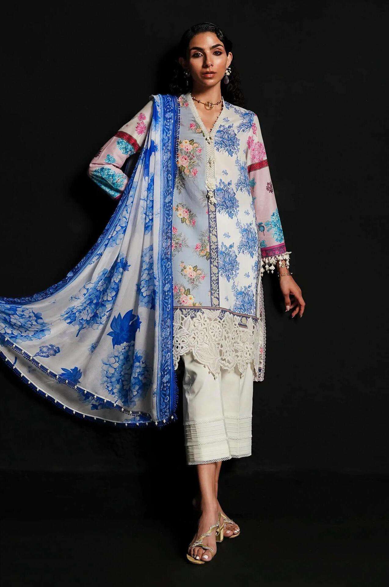 Deepsy Sana Safinaz Muzlin 24 Cotton Dupatta Pakistani Suit Wholesale catalog