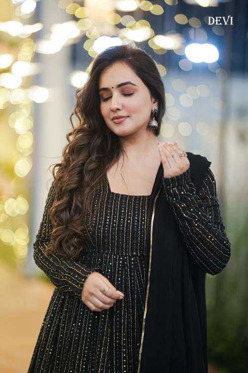 Devi Vol 1 Festive Wear Georgette Gown With Dupatta Wholesale catalog