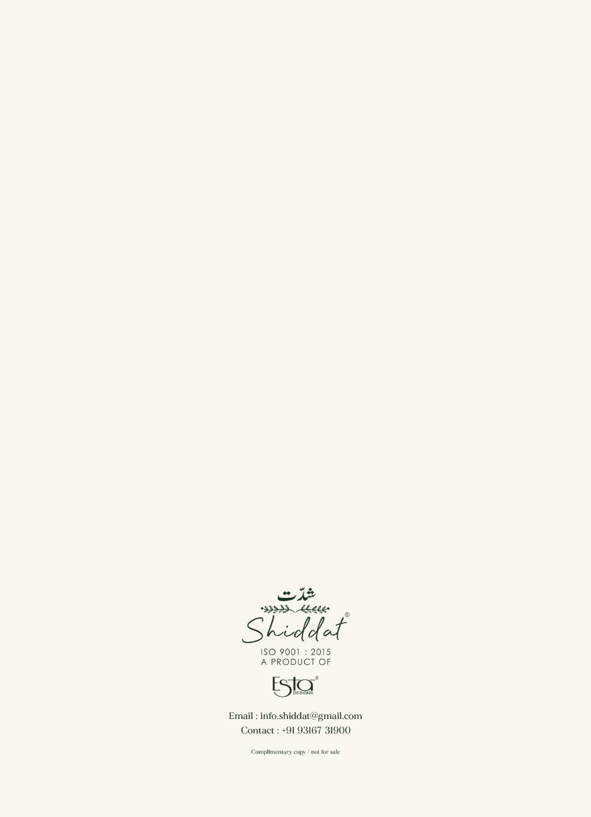 ESTA SAMEERA  Salwar Kameez Wholesale catalog