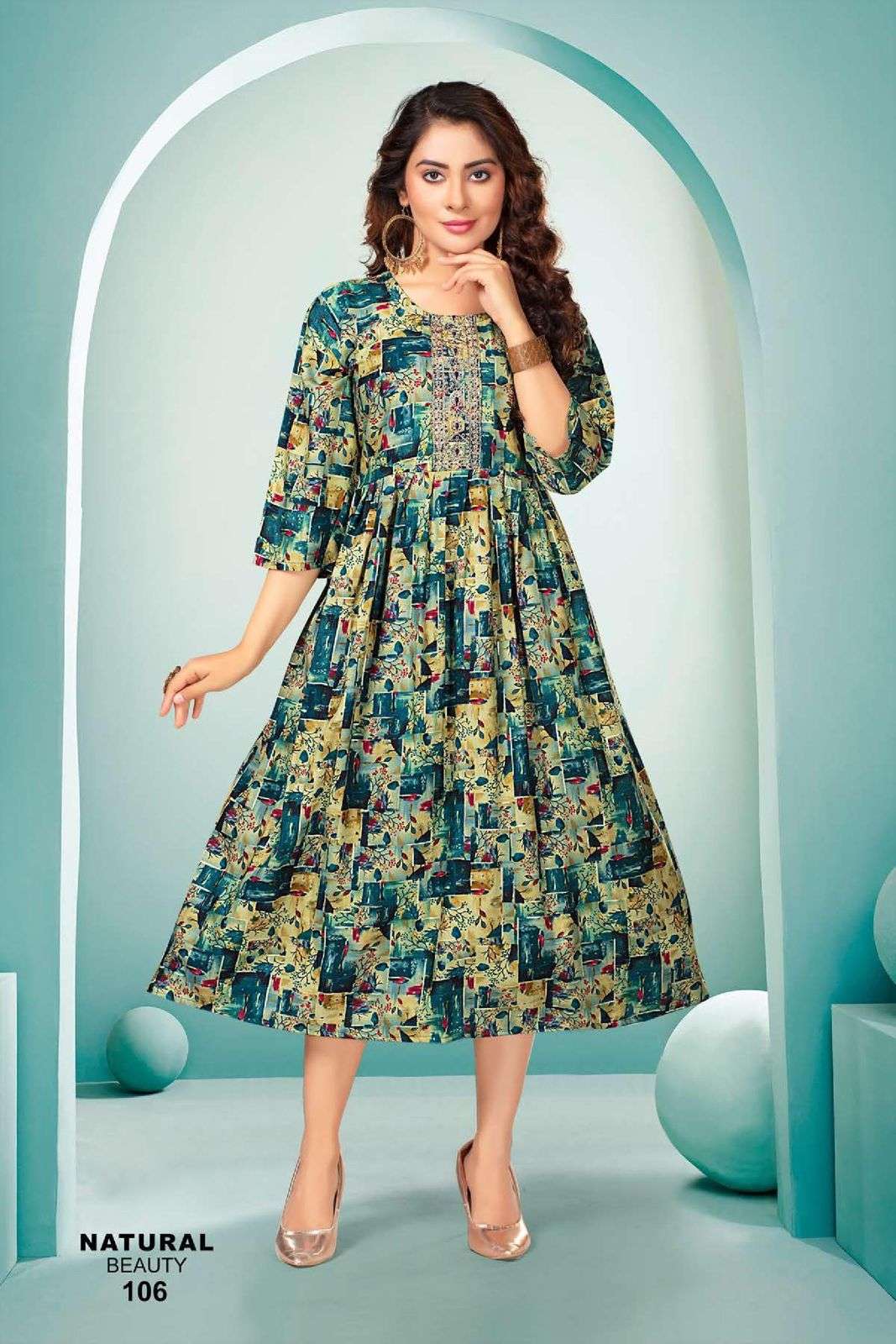 FASHION TALK NATURAL BEAUTY VOL.1 Kurti Wholesale catalog