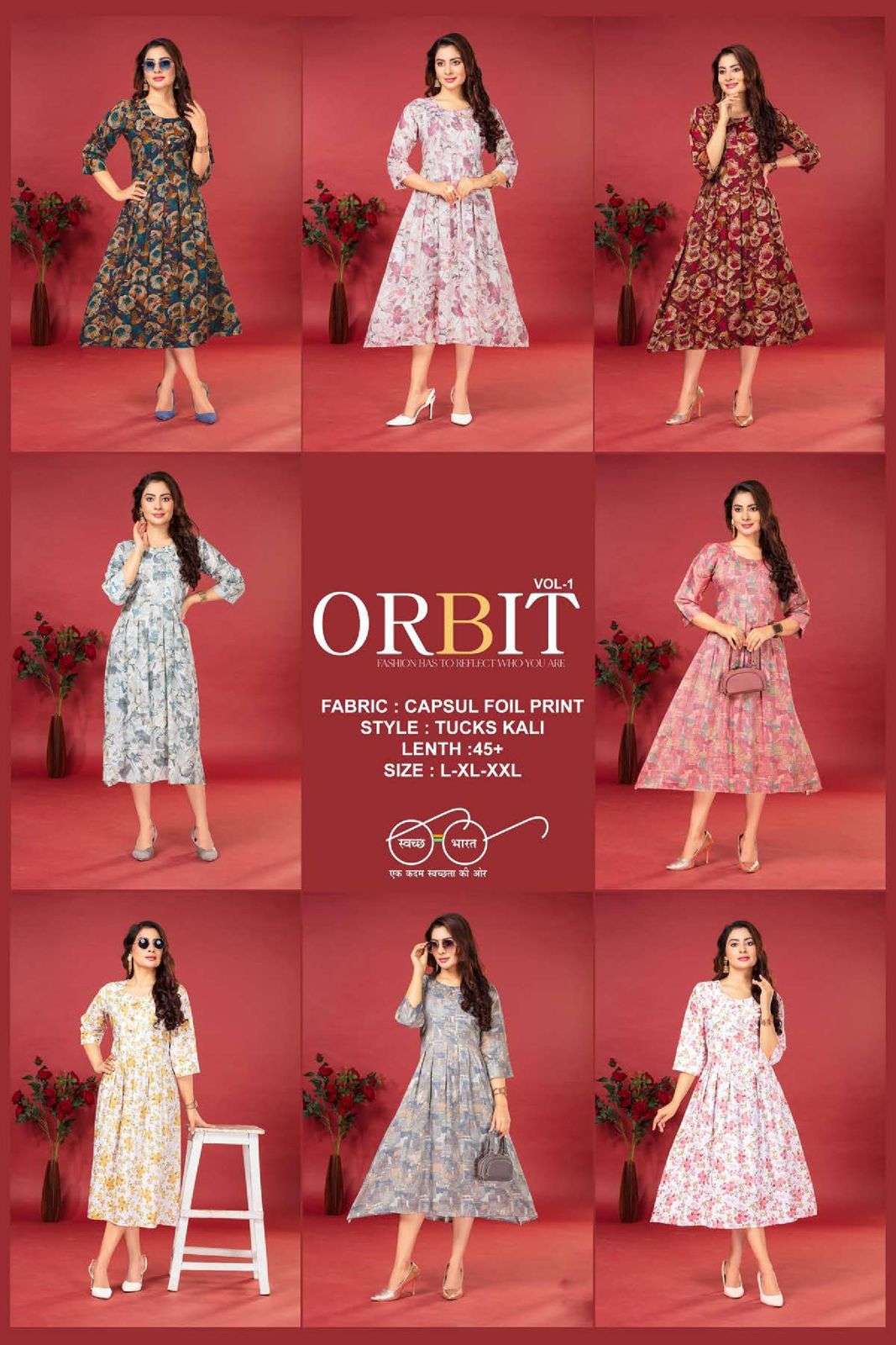 FASHION TALK ORBIT VOL.1 Kurti Wholesale catalog
