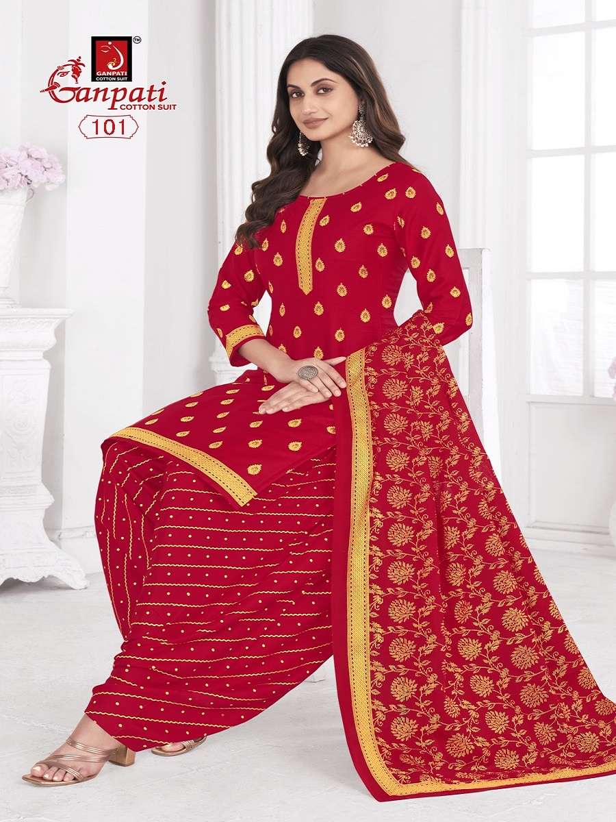Ganpati Gold And Gold Vol-1 – Dress Material - Wholesale Catalog