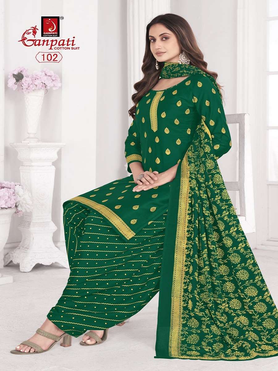 Ganpati Gold And Gold Vol-1 – Dress Material - Wholesale Catalog