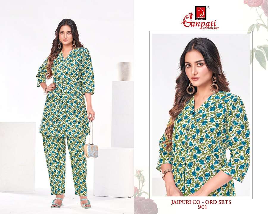 Ganpati Jaipuri Vol-9 – Co-ord Set Wholesale Catalog