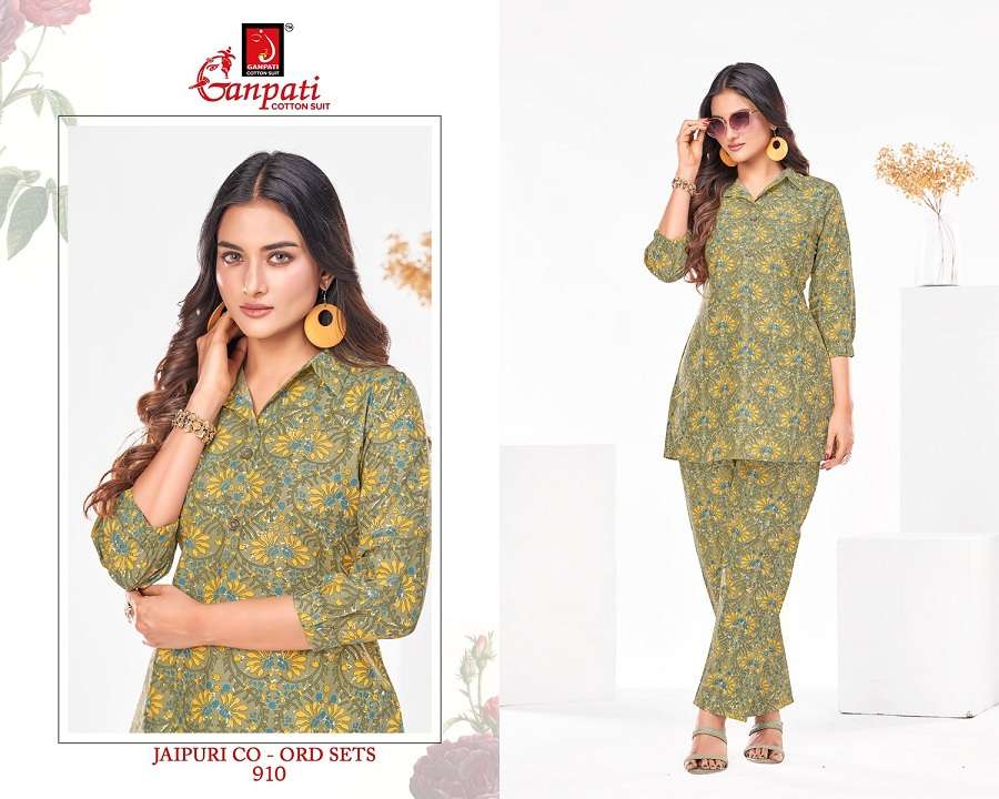 Ganpati Jaipuri Vol-9 – Co-ord Set Wholesale Catalog