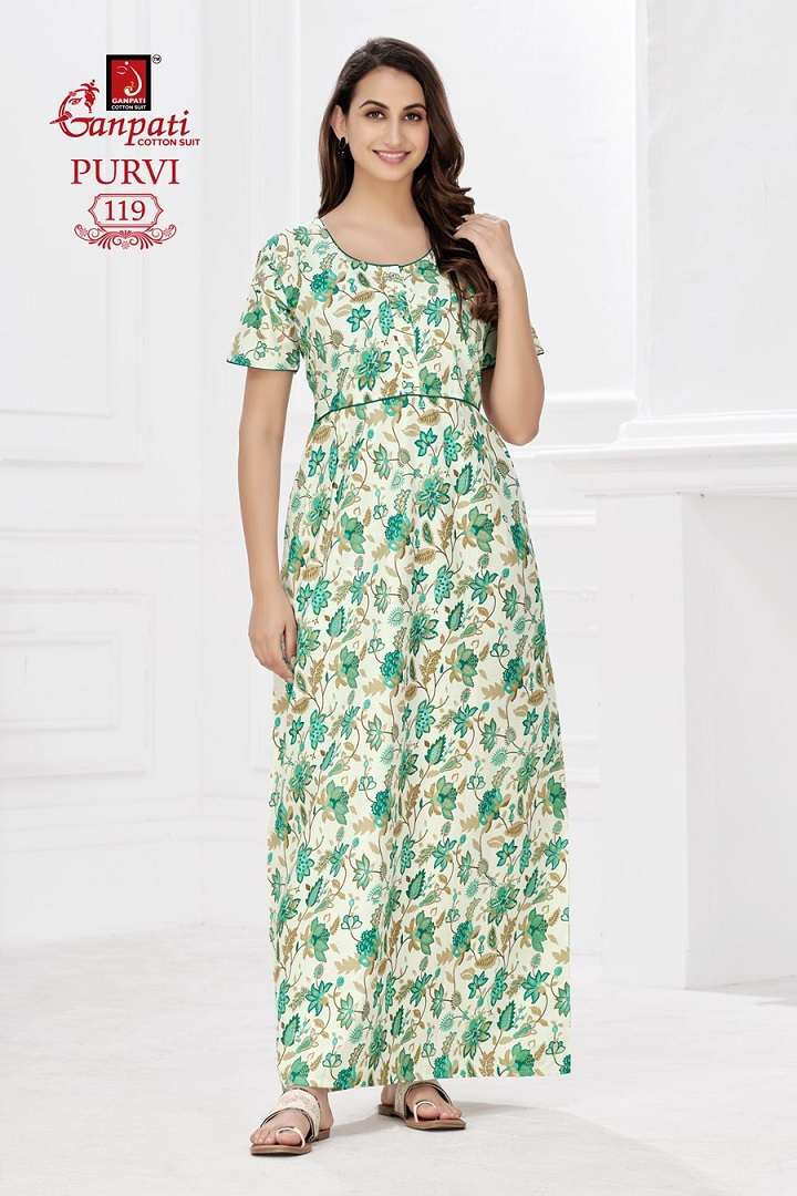 Ganpati Purvi Nighty Vol-1 – Readymade Wholesale Catalog